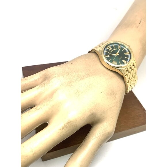 US Polo Assn Women's Watch 0624 Green Dial Quartz Gold Stainless Steel 33mm - Picture 4 of 13